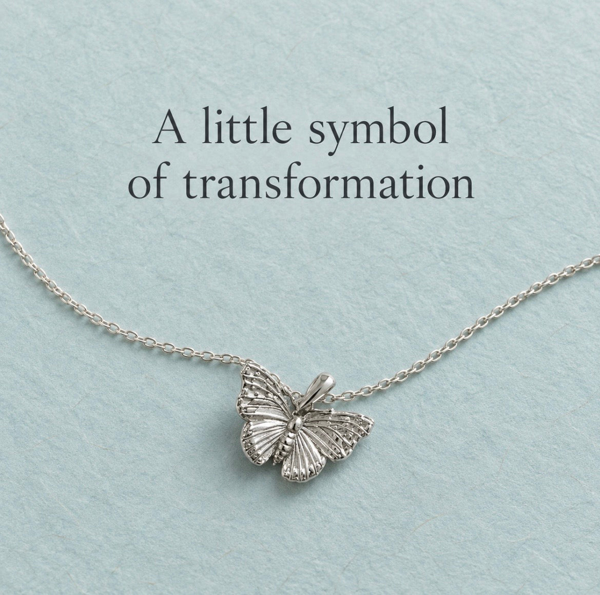 Sterling Silver Butterfly Necklace