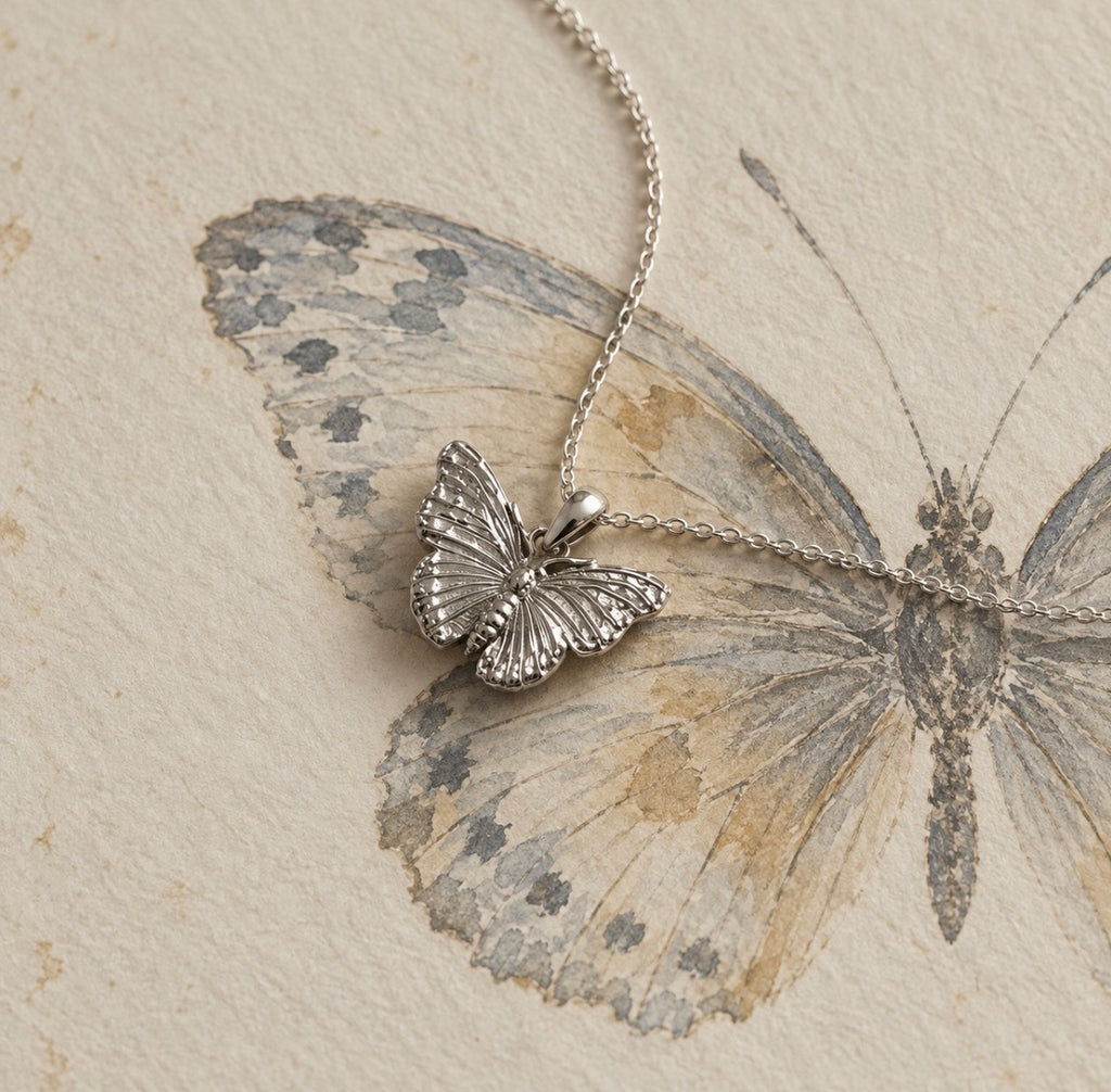 Sterling Silver Butterfly Necklace