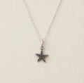 Tiny Silver Starfish Necklace