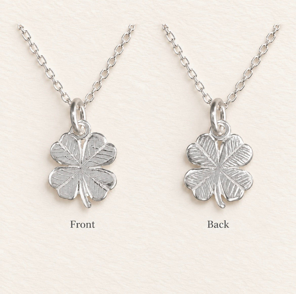 Sterling Silver Four Leaf Clover Necklace