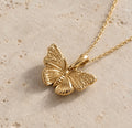 Gold Vermeil Butterfly Necklace