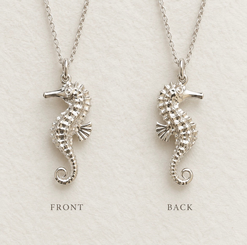 Sterling Silver Seahorse Necklace