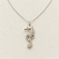 Sterling Silver Seahorse Necklace
