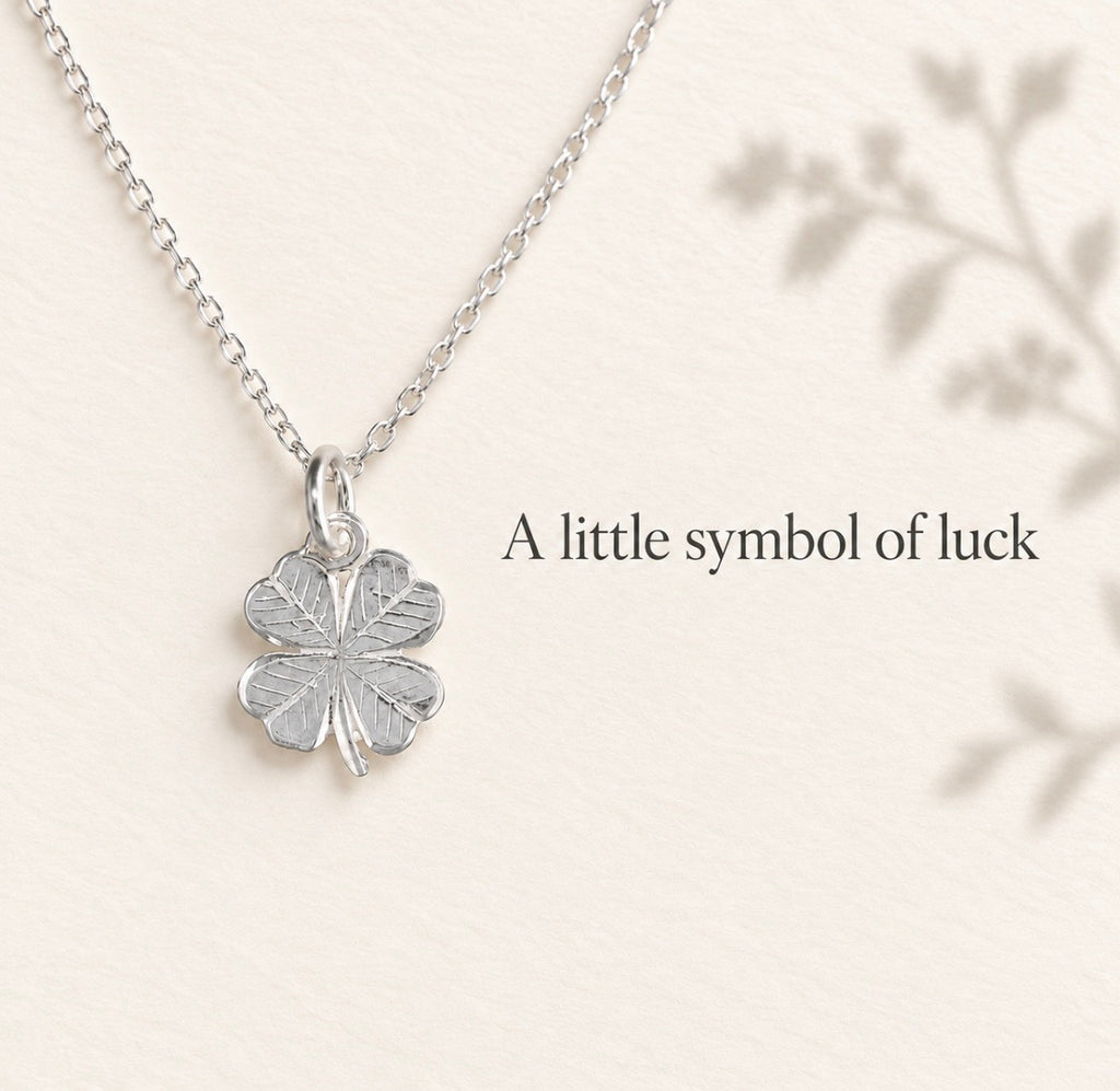Sterling Silver Four Leaf Clover Necklace