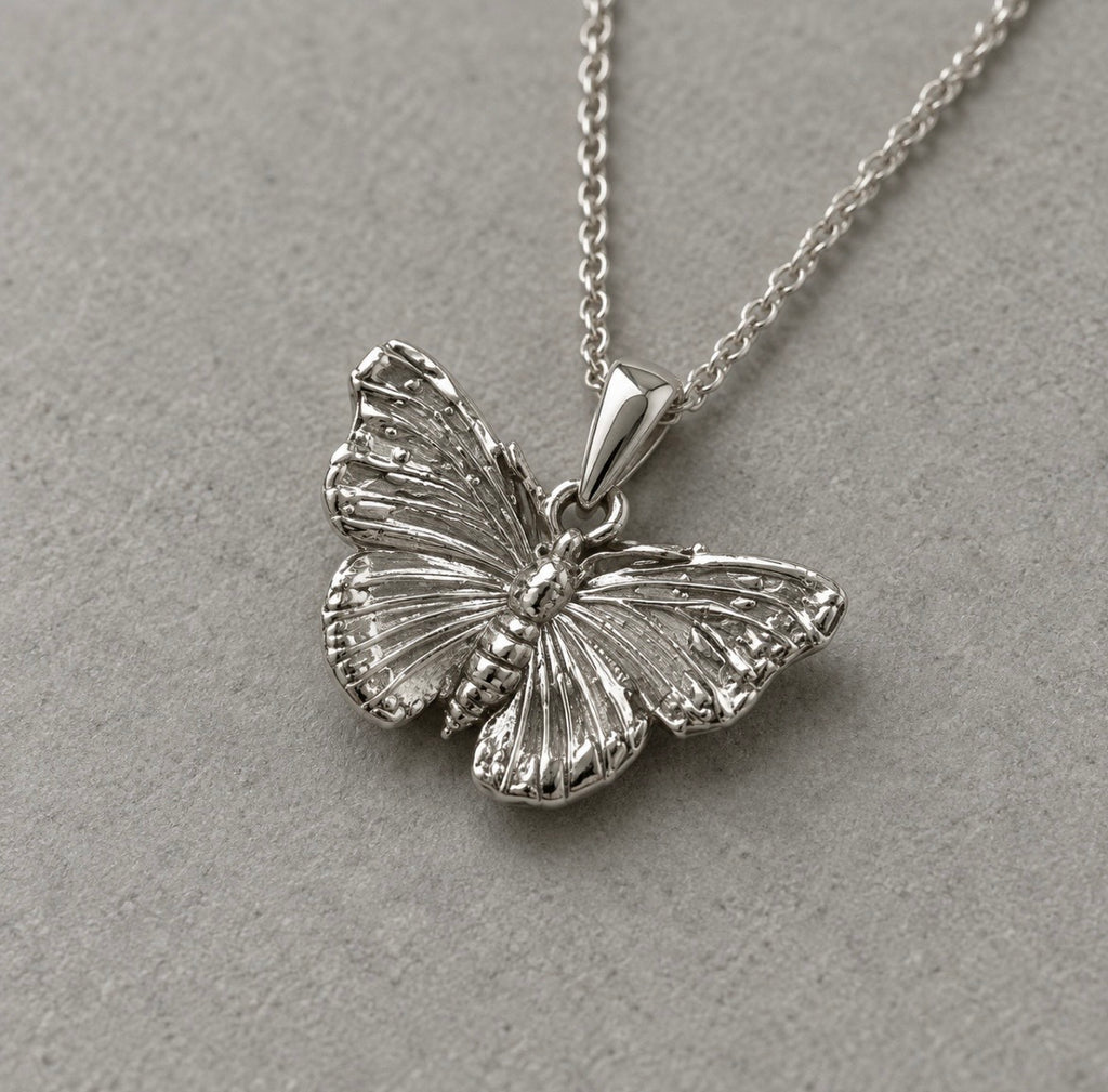 Sterling Silver Butterfly Necklace