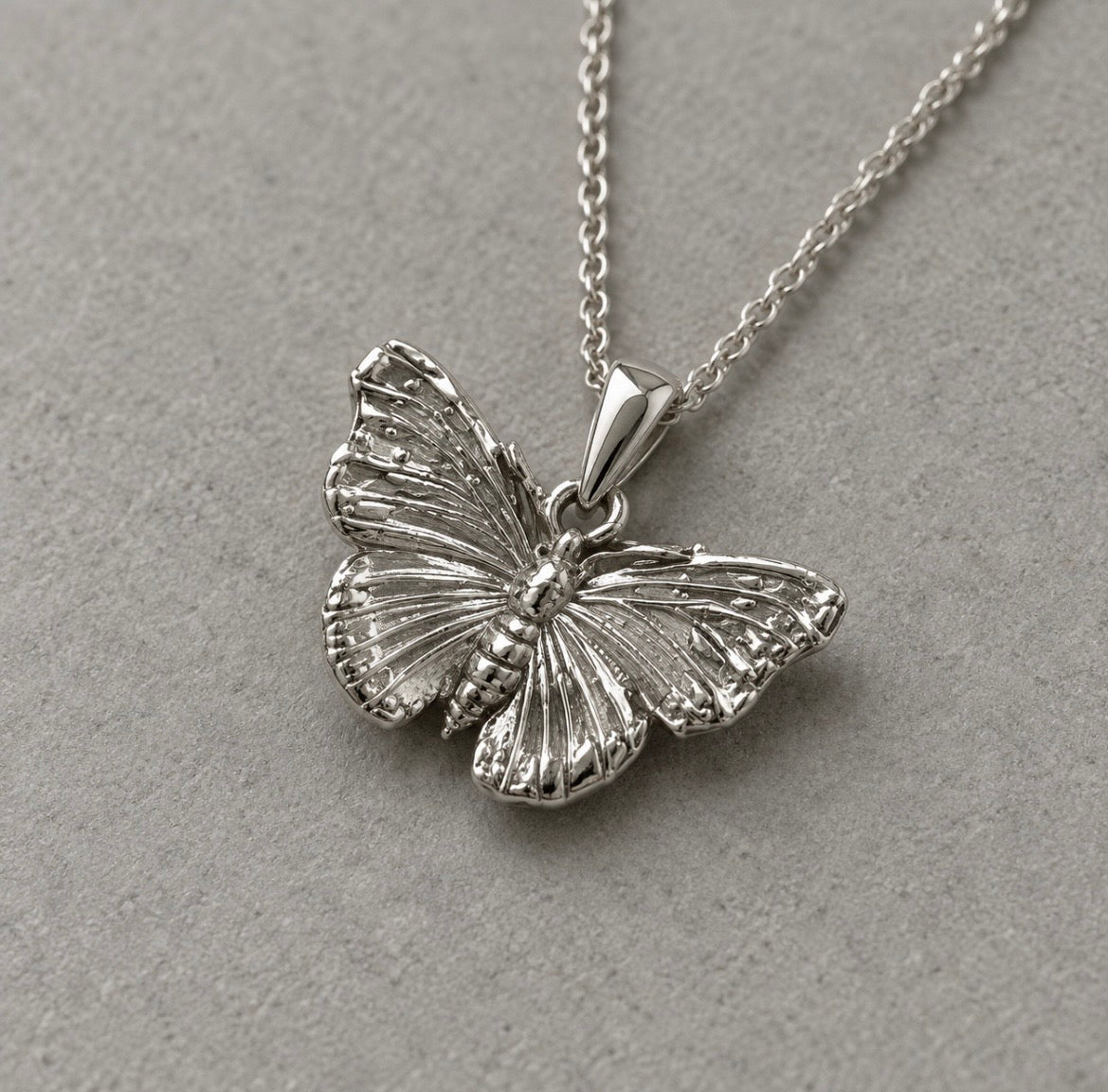 Sterling Silver Butterfly Necklace
