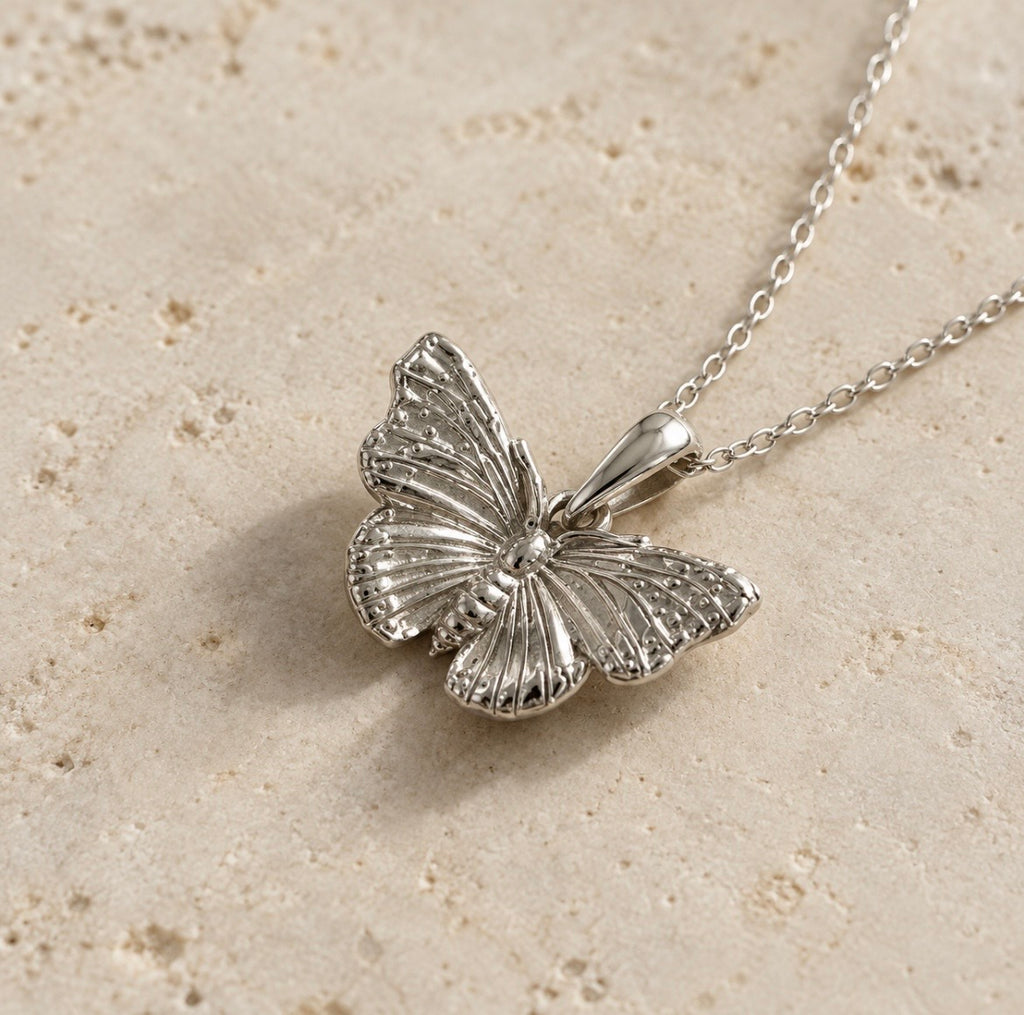 Sterling Silver Butterfly Necklace