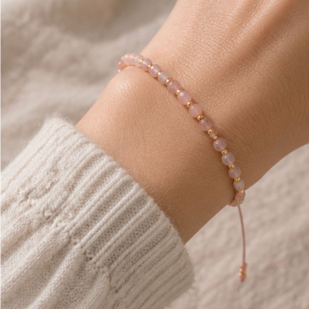 Ruby Quartz & Sunstone Energy Bracelet