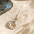 Large ammonite pendant