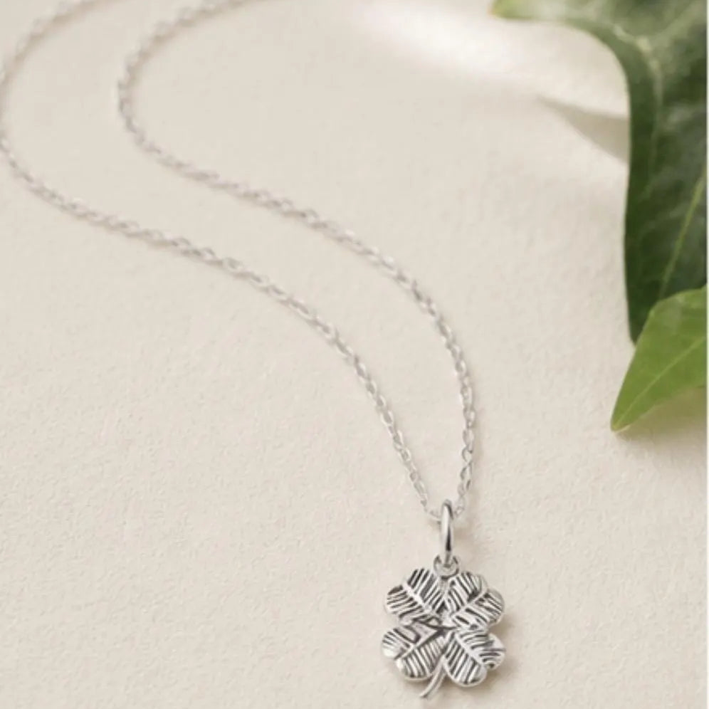 Sterling Silver Four Leaf Clover Pendant