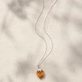 Raw Citrine Crystal Necklace