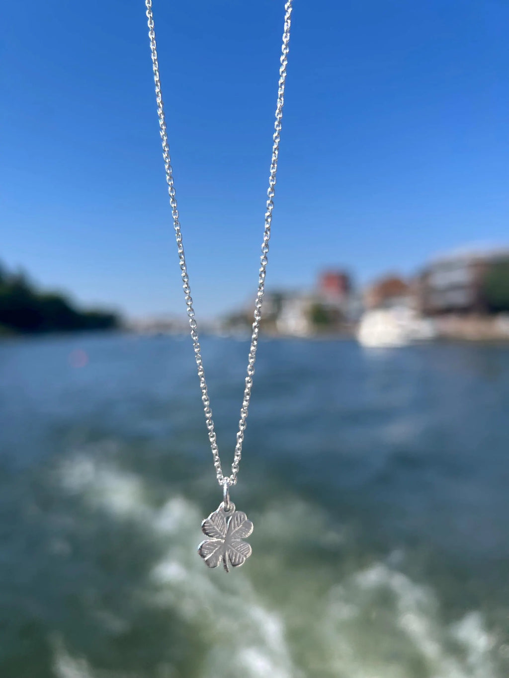 Sterling Silver Four Leaf Clover Pendant