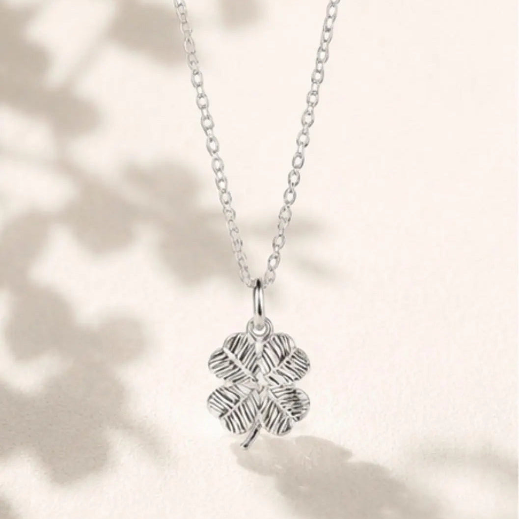 Sterling Silver Four Leaf Clover Pendant