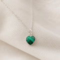 Malachite Heart Necklace