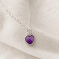 Amethyst Heart Necklace